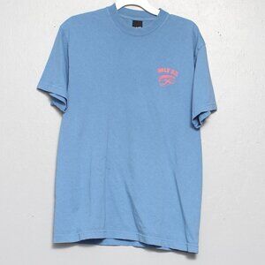 Only NY SS20 seafood market blue white graphic short sleeve tee